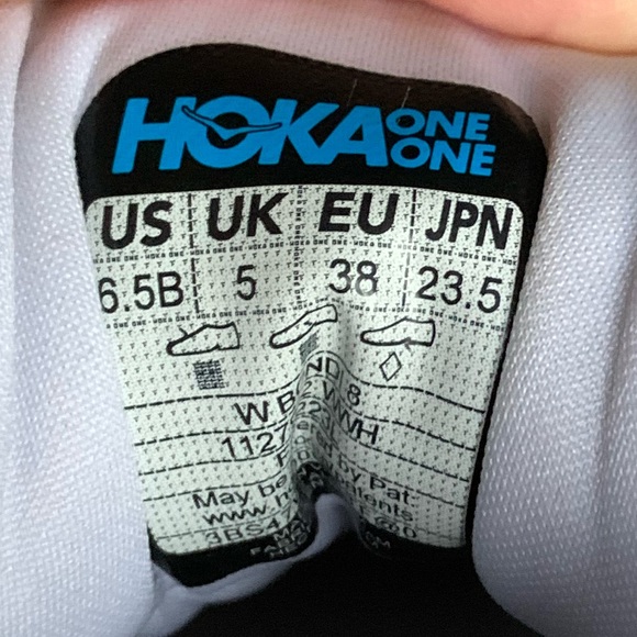 white Hoka Bondi 8 women’s 6.5B - Picture 5 of 5